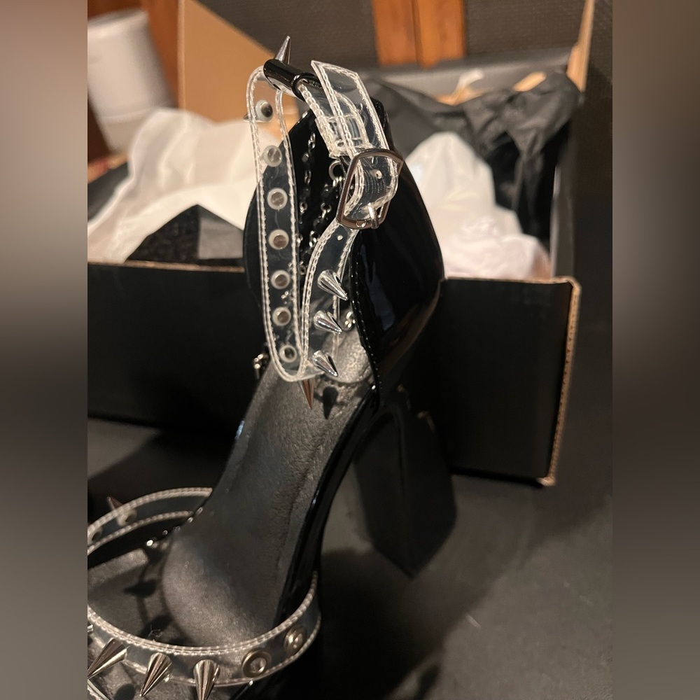 Spiked Revelation Heels - Picture 2 of 9